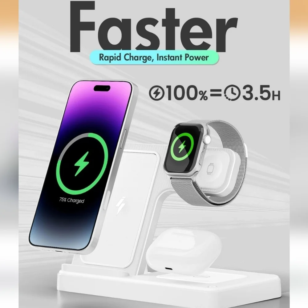 3 In 1 Foldable Wireless Charger